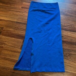 Fabletics High waisted ribbed seamless skirt